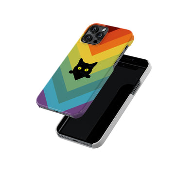 Rainbow Cat Slim Hard Case