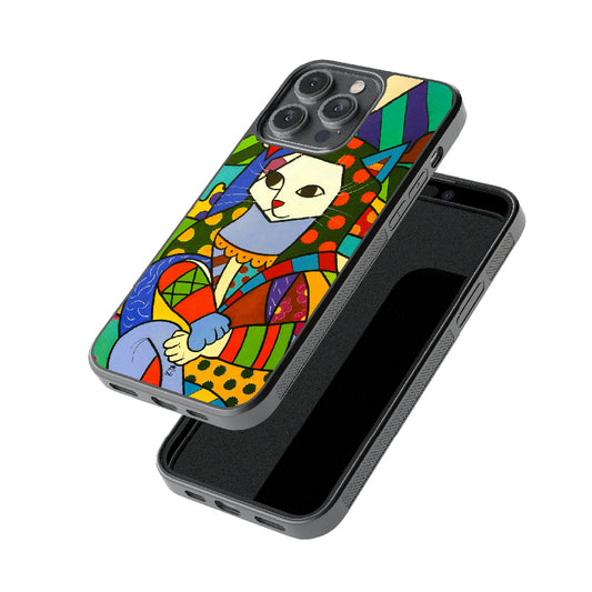 Vintage Meow Glossy Metal Case