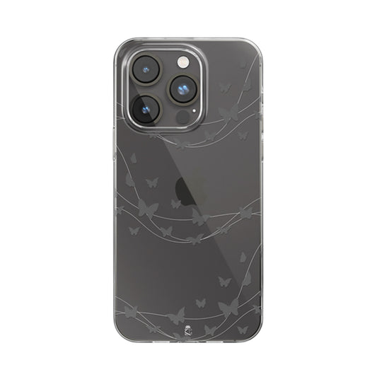 Butterfly string Clear Silicone Case