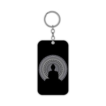 Peaceful Buddha Keychain