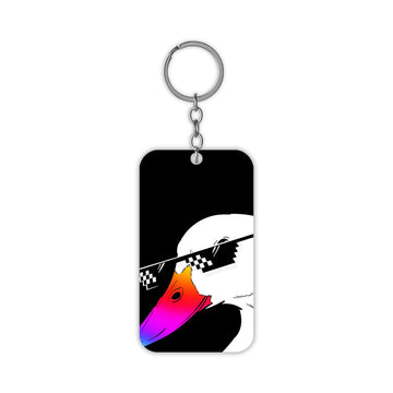 Thug Duck Keychain