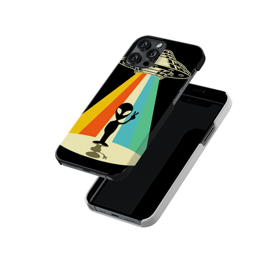 Alien With Peace Slim Hard Case
