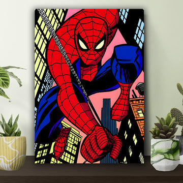 Iconic Pose of Spiderman Poster