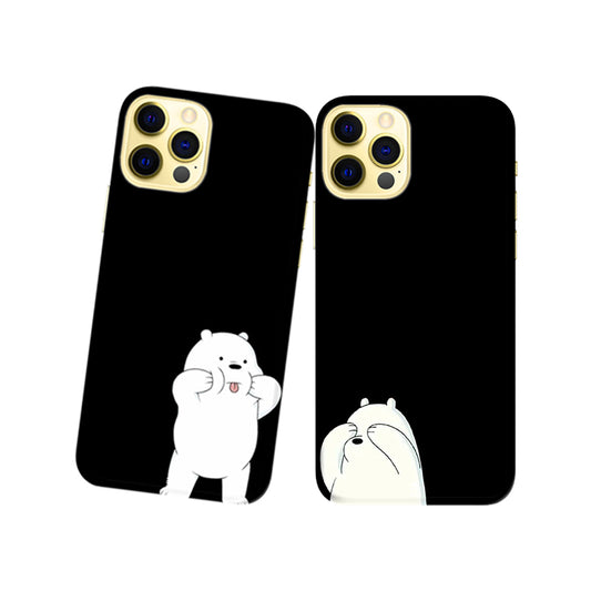 Crazy Teddies Slim Hard Couple Phone Case