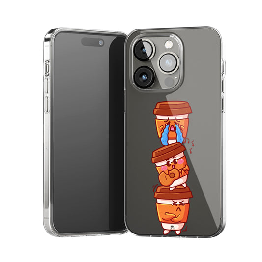 Funny Cups Clear Silicone Case