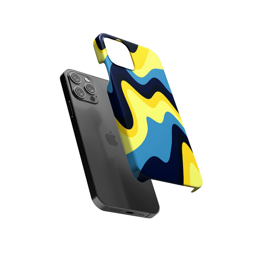 Meeting Pattern Wave Slim Hard Case