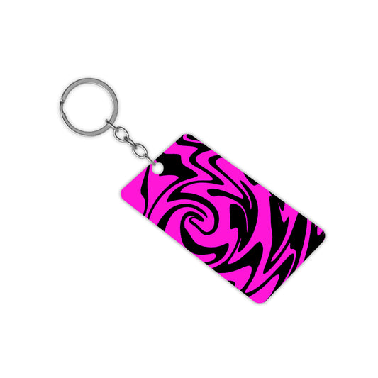 Magenta Fluid Keychain
