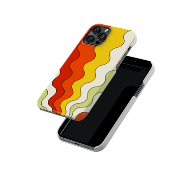 Colourful Waves Slim Hard Case