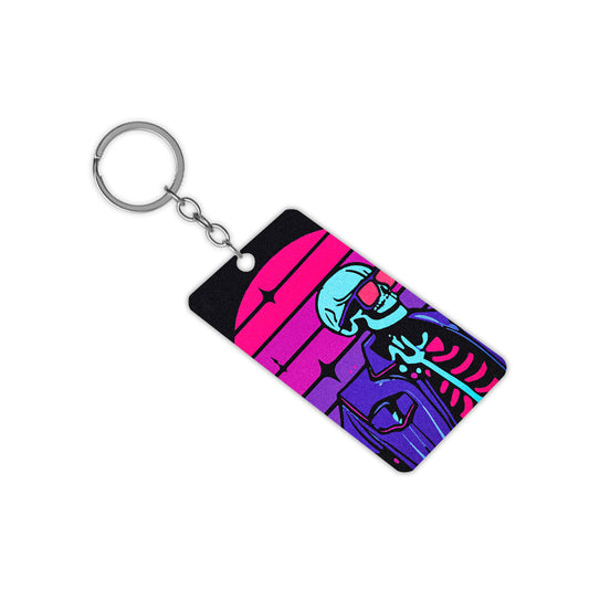 Cool Skullman Keychain