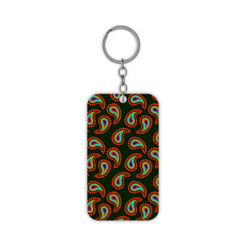 Rangoli Pattern Keychain
