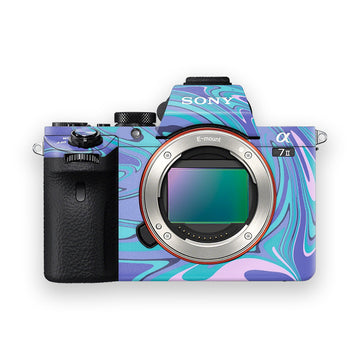 Blue Liquid Camera Skin