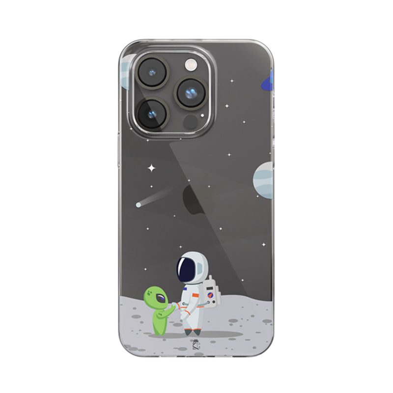 Space Friends Clear Silicone Case