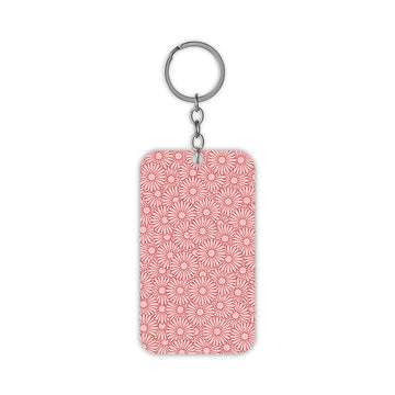 Red Flowers Keychain