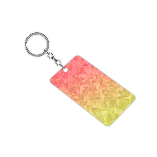 Prism Pattern Keychain
