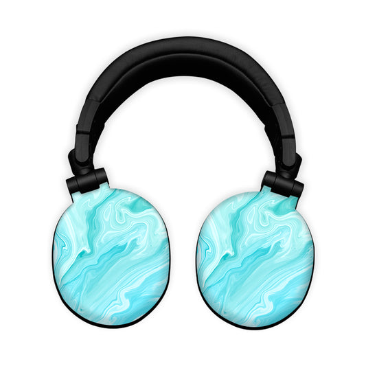 Black and White Loop Circles Headphone Skin
