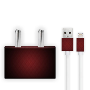 Maroon Royal Motif Charger Skin