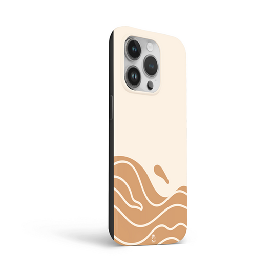 Coffee Waves Flexible Soft Silicone Case