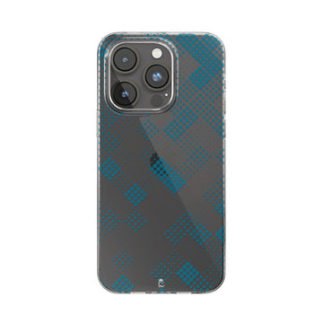 Dotted Blues Clear Silicone Case