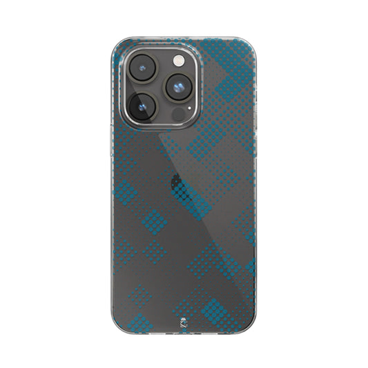 Dotted Blues Clear Silicone Case