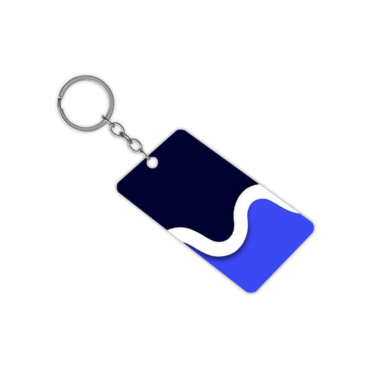 Blue Cameo Keychain