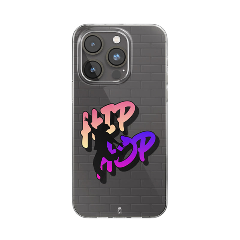 Hip Hop dance Clear Silicone Case