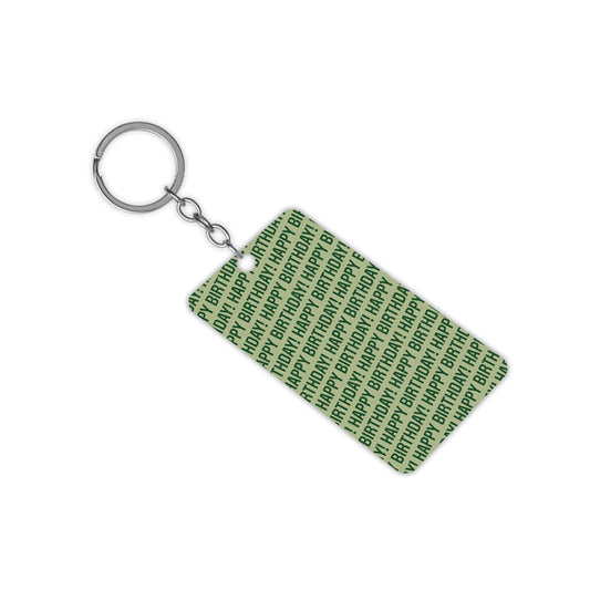 Happy Birthday Keychain