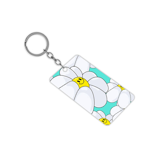 Pluffy Flowers Keychain