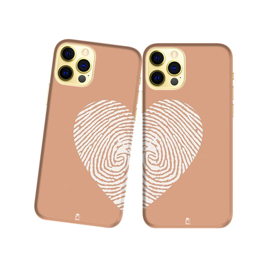 Sign Language of Love Slim Hard Couple Phone Case