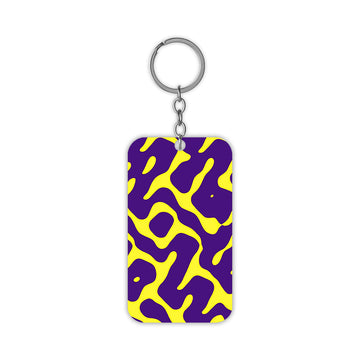 Purple Swirl Keychain