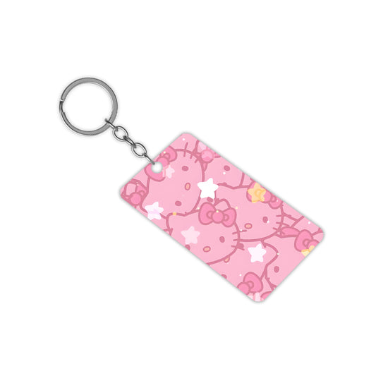 Pink Kitties Keychain