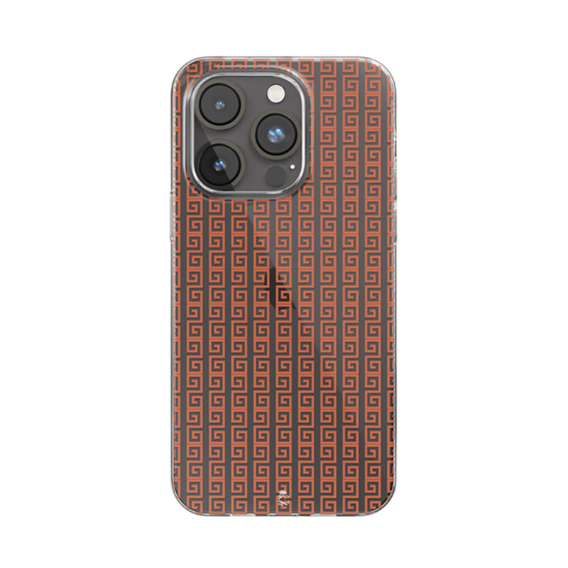 Swirl Cubes Clear Silicone Case