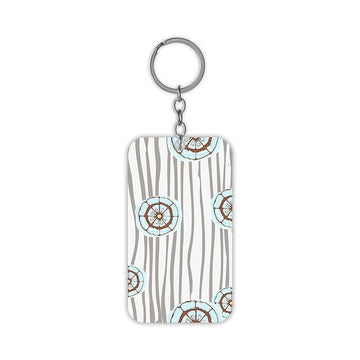 Orange Swirl Keychain
