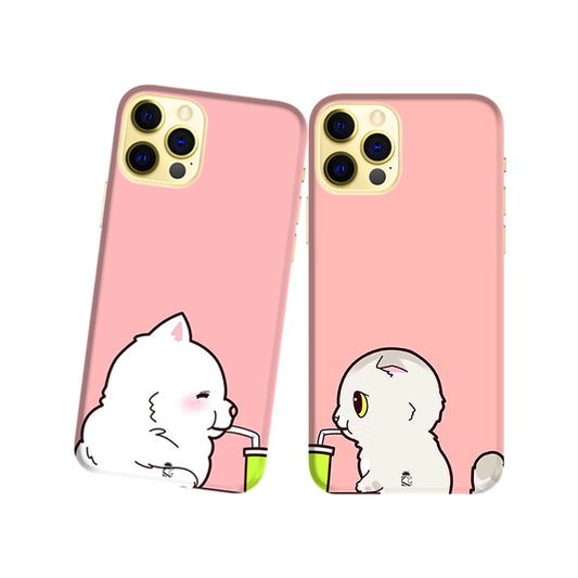 Regular Date Slim Hard Couple Phone Case