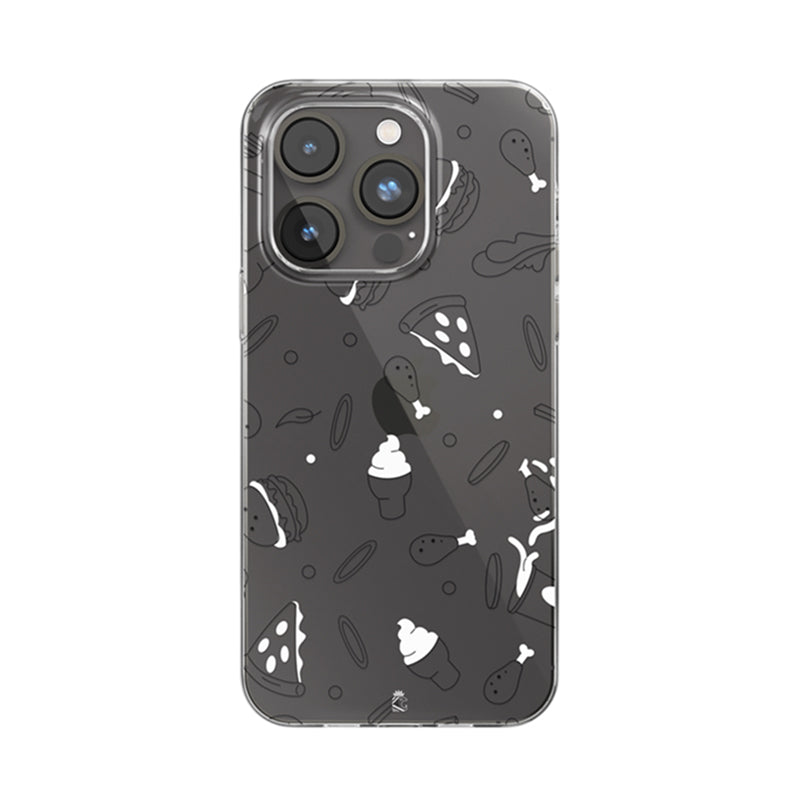 Food Lovers Clear Silicone Case