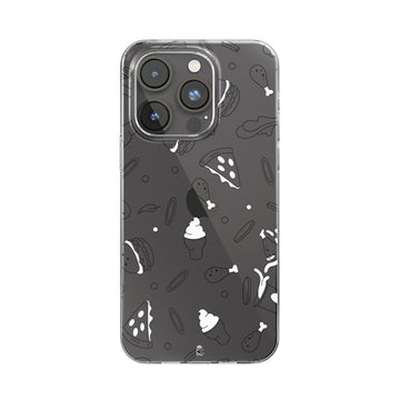 Food Lovers Clear Silicone Case