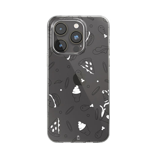 Food Lovers Clear Silicone Case