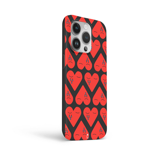 Crying Hearts Flexible Soft Silicone Case