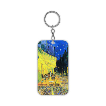Cae Terrace at Night Keychain