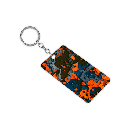 Orange Mesh Keychain