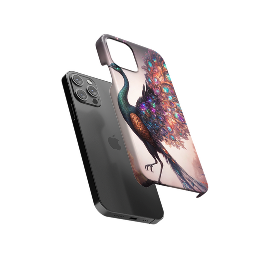 Crystal Peacock Slim Hard Case