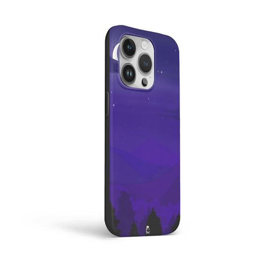 Purple Gazing Flexible Soft Silicone Case