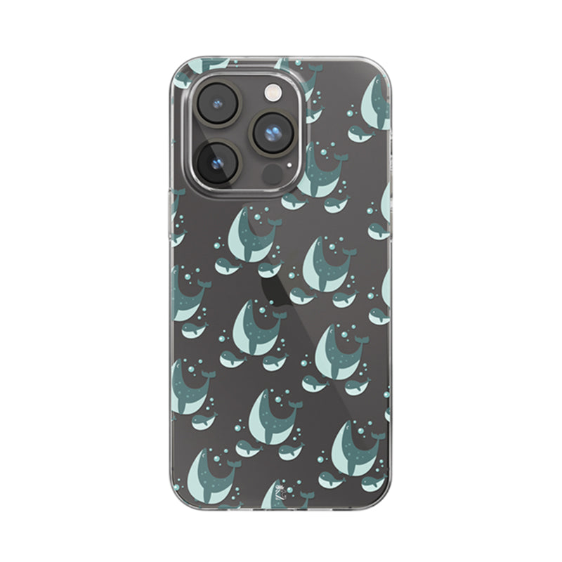 The Whales Clear Silicone Case