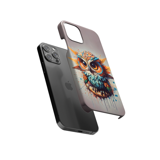 Colourful Owl Slim Hard Case