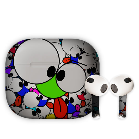 Crazy Faces Earbuds Skin