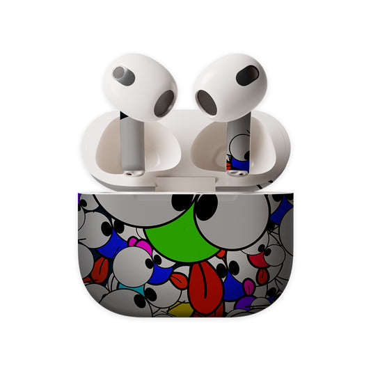 Crazy Faces Earbuds Skin
