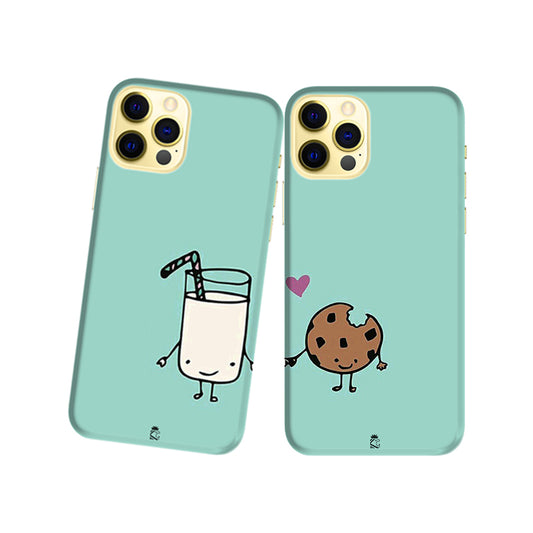 Cookie and Milk Slim Hard Couple Phone Case