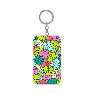 Leaf Pattern Keychain