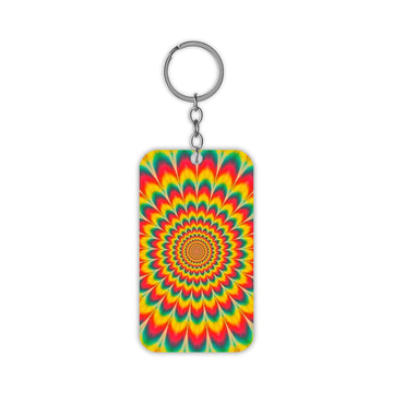 Chrome Radial Blur Keychain