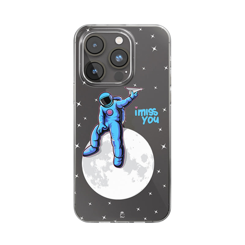 I Miss You Clear Silicone Case