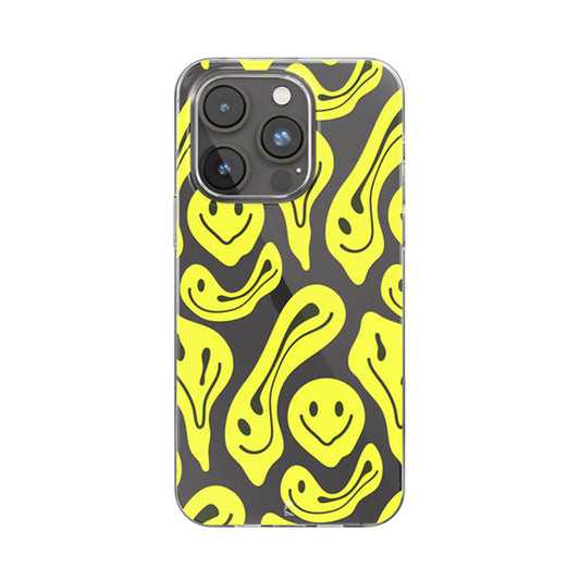 Smile Waves Clear Silicone Case